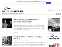 Tablet Screenshot of blog.dluta.pl